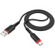 Кабель HOCO X59 USB–Type-C 3A 1м nylon Red для швидкої зарядки
