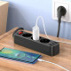 HOCO NS2 3-position extension cord socket 3 розетки 3 usb 1.8 метра чорний Фільтр мережевий