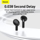 Бездротові навушники Baseus True Wireless Earphones Bowie E8 Black