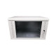 Серверна шафа EServer 6U 600×350×370 скляна сіра