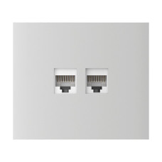Ajax CenterCover (LAN) vertical ASP white – фронтальна панель для системи Ajax