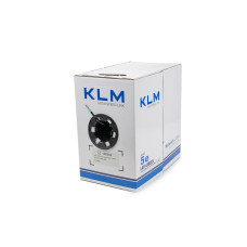 Кабель вита пара KLM FTP 4P×0.5 PE CCA 305 м зовнішній чорний