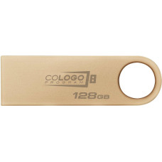 Флеш-накопичувач Kingston USB 3.2 SE9 G3 128GB Metal/Gold (до 220 MB/s)