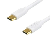 Кабель ATcom Type-C to Type-C 60W Quick Charge 1.8 м White