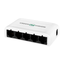 Комутатор GreenVision GV-001-H-05P PoE на 5 портів