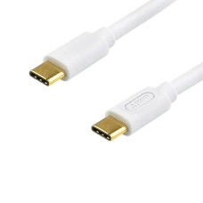 Кабель ATcom Type-C to Type-C 60W Quick Charge 0.8 м White