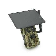 4G фотопастка F-804 4MP з мікрофоном, динаміком, SD, 7800mAh, сонячна панель