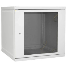 Настінна шафа 19″ IPCOM СН-12U-06-06-ДС-1-7035 (12U, 600×600)