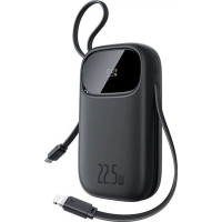 Power Bank Baseus EnerFill FC31 Digital Display with 2 Built-in Cables 20000mAh 22.5W Black