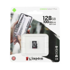 Карта пам’яті Kingston Canvas Select Plus Gen3 128Gb microSDXC з адаптером SD