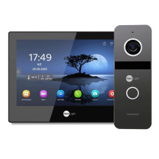 Комплект відеодомофону Neolight Alpha Hybrid HD Kit Graphite