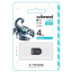 Накопичувач Wibrand Scorpio 4Gb Black USB 2.0 (WI2.0/SC4M3B)