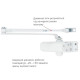 Доводчик дверний RYOBI 9900 9903 Glossy White
