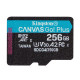 Kingston Canvas Go Plus 256Gb class 10 A2 V30 (R200MB/sW-160MB/s) microSDXC Карта пам'яті