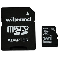 Wibrand 256Gb class 10 UHS-1 U3 WICDHU3/256GB + adapter SD microSDXC Карта пам'яті