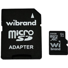 Wibrand 256Gb class 10 UHS-1 U3 WICDHU3/256GB + adapter SD microSDXC Карта пам'яті