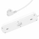 HOCO NS1 Aura 4-bit extension 4 розетки 3 usb 1.8 метра білий Фільтр мережевий