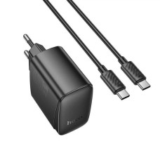 HOCO CS63A Bright PD65W (1A1C) (EU) Black — мережевий зарядний пристрій