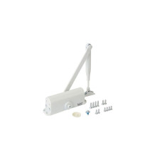 Доводчик дверний Dorma TS77 EN3 White з ліктьовою тягою