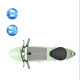 Електросамокат з сидінням OKAI Ceetle PRO EA10C Mint Green 10', 350(900)W, 25Km/h, 10,4Ah, 55Km, 20%,NFC, App, 29kg