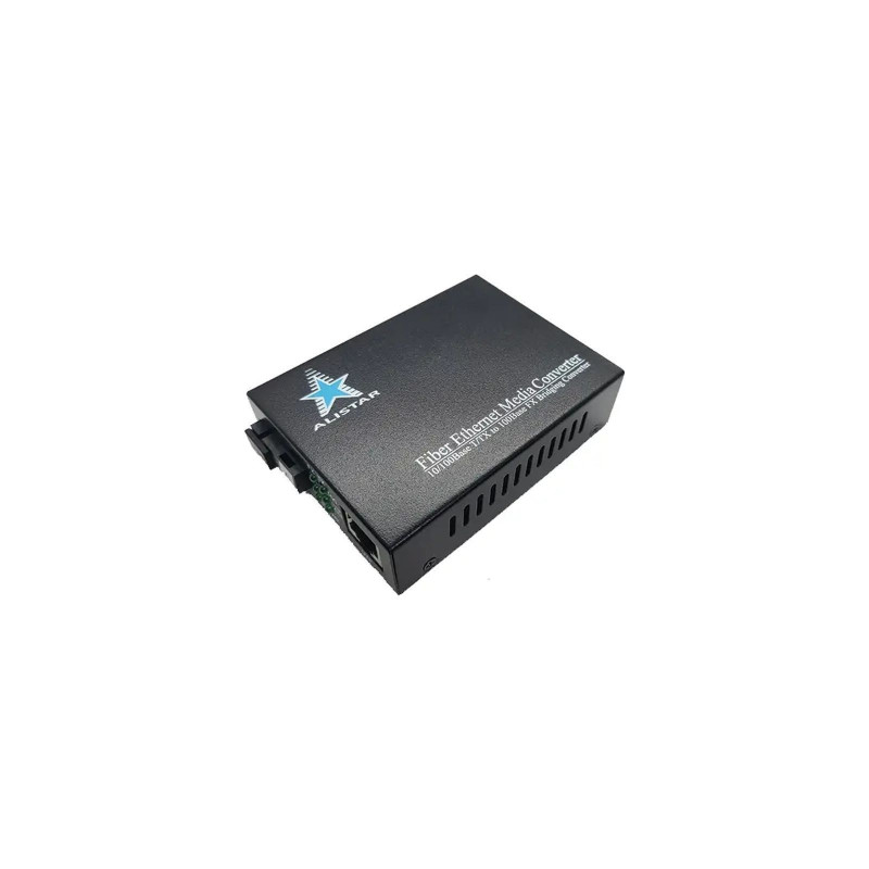 Медіаконвертер Alistar X3S 10/100BASE-T RJ-45 - 100BASE-FX 1SM WDM SC 20KM TX1310/RX1550nm