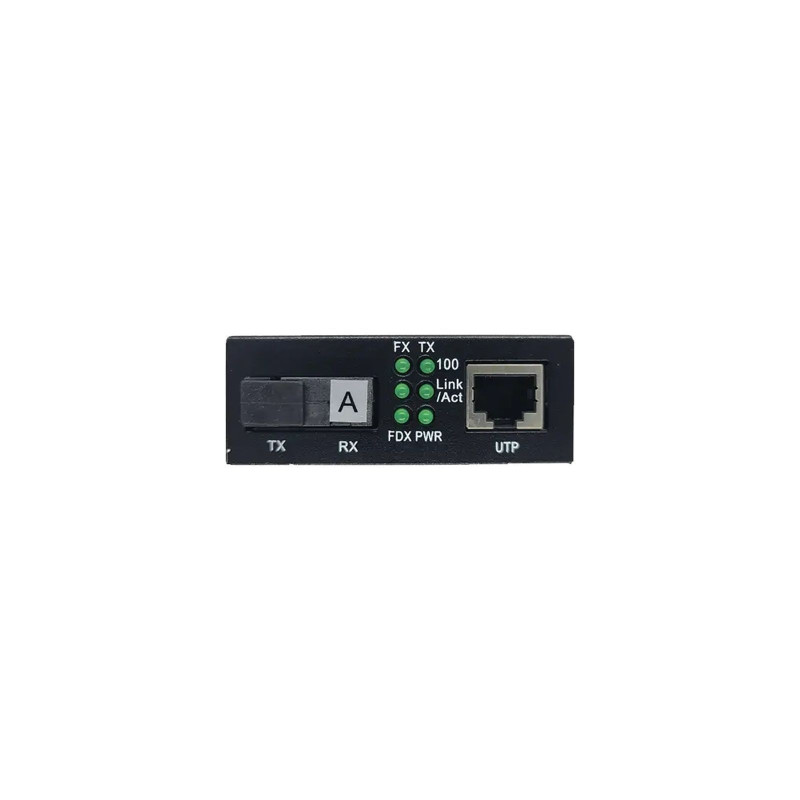 Медіаконвертер Alistar X3S 10/100BASE-T RJ-45 - 100BASE-FX 1SM WDM SC 20KM TX1310/RX1550nm