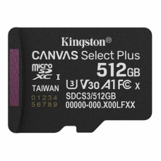 Карта пам’яті Kingston Canvas Select Plus Gen3 512GB microSDXC A1 V30 UHS-I U3
