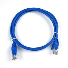 Ritar UTP CU Cat.5e 1 метр литий синій мідь PCR-CU/1Be патч-корд