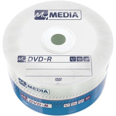 Диск DVD MyMedia DVD-R 4.7GB 16X Wrap MATT SILVER, 50 шт (69200)