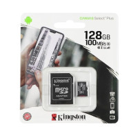 Карта пам’яті Kingston Canvas Select Plus Gen3 128Gb microSDXC UHS-I Class 10 A1 (R150MB/s)