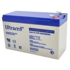 Батарея акумуляторна Ultracell UL79-12 AGM 12V 9Ah біла