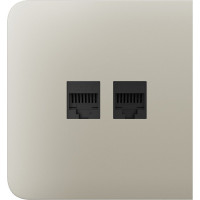 Фронтальна панель Ajax SideCover (LAN) ASP Ivory для пристроїв Ajax