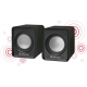 Колонки USB Defender SPK 22 2х2,5W USB black (65503)