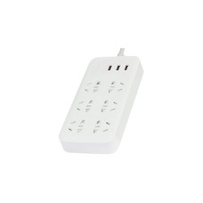 Xiaomi Mi Power Strip 6 розеток 3 usb 1.8 метра білий Фільтр мережевий
