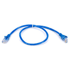 Патч-корд UTP Cat5 8Р8С-8Р8С синій 0.5 метра