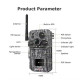 4G фотопастка SECTEC ST-CH808 GPS 7800mAh, сонячна панель, GPS