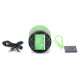 Портативна колонка WSTER WS-631 Bluetooth зелена