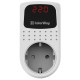 Реле напруги ColorWay DS2 (16A/3680W) 150V-210V/230V-280V white (CW-VR16-02D)